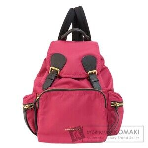 Burberry logo backpack daypack nylon